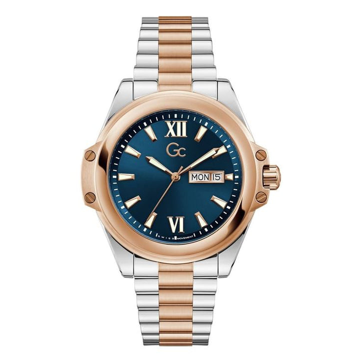 GUESS COLLECTION Bolt Blue Round Dial Analog Men Watch - Z60001G7