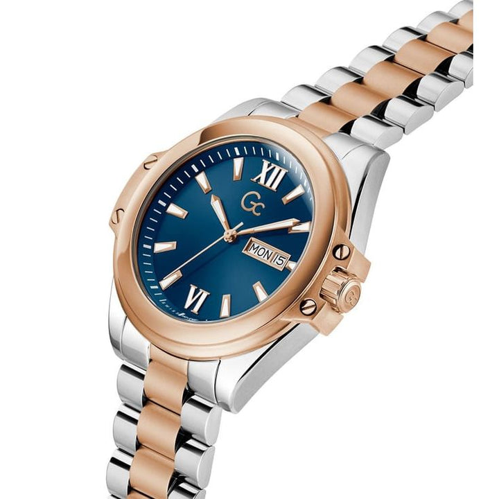 GUESS COLLECTION Bolt Blue Round Dial Analog Men Watch - Z60001G7