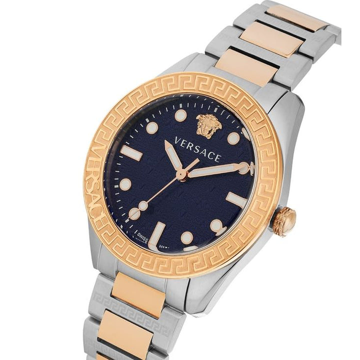 Greca Dome Blue Round Dial Analog Men Watch - VE2T00724