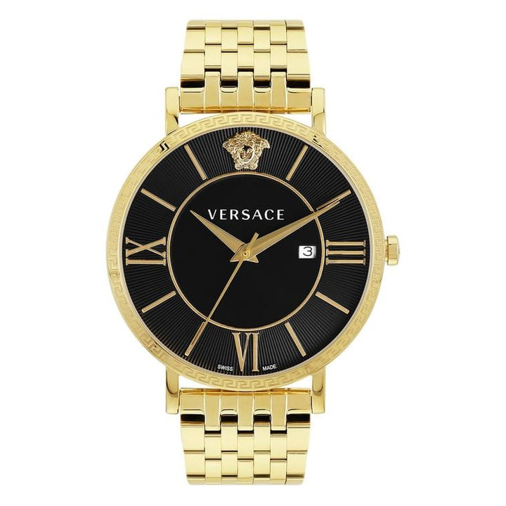 V-Eternal Gent Date Black Round Dial Analog Men Watch - VENCA0624