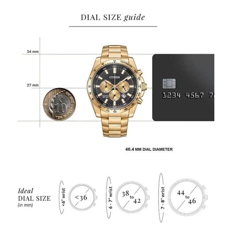 Quartz Chronograph Men 46.4 mm AN8233-51E