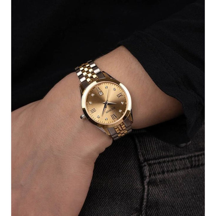 Balmain Classic R Swiss Quartz Women's Watch: 30mm Steel, MOP Dial, Diamond Accents