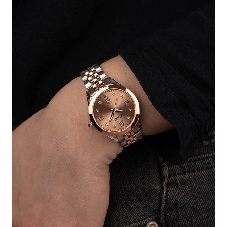 Balmain Classic R Swiss Quartz Women's Luxury Watch, 30mm, Diamond Dial