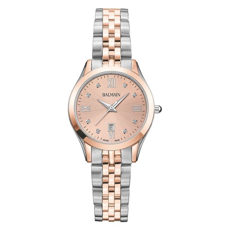 Balmain Classic R Swiss Quartz Women's Luxury Watch, 30mm, Diamond Dial