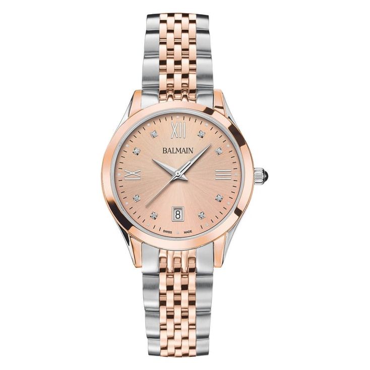 Balmain Classic R Swiss Quartz Women's Luxury Watch, 30mm, Diamond Dial