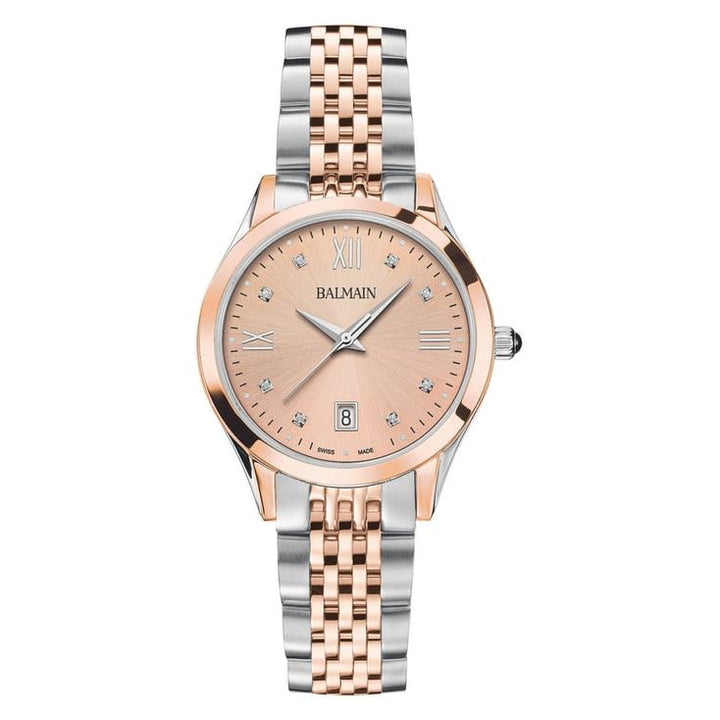Balmain Classic R Swiss Quartz Women's Luxury Watch, 30mm, Diamond Dial