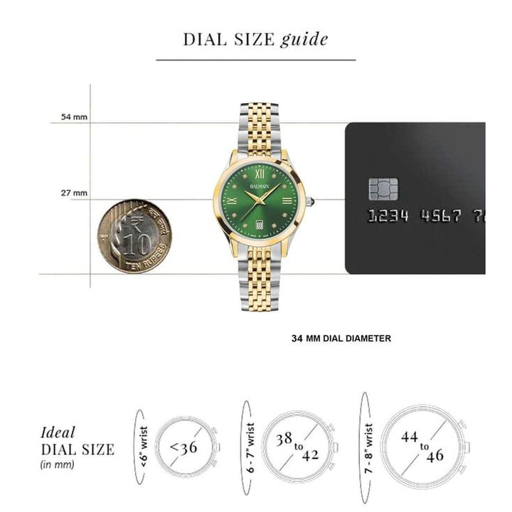 Balmain Classic R Swiss Made Quartz Women's 34mm Diamond Mother-of-Pearl Watch