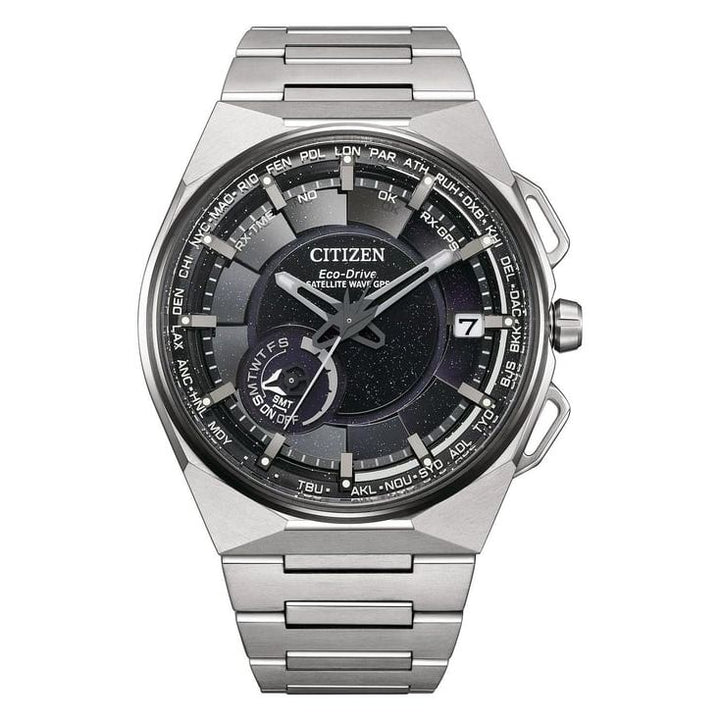 Satellite Wave X Eco drive Chronograph with Men 45.4 mm CC3097-52E
