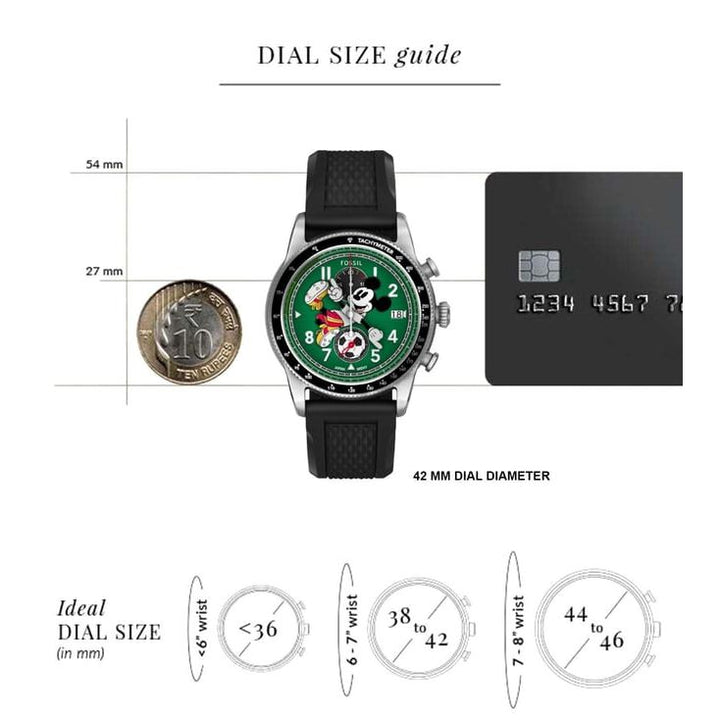 Disney x Fossil Limited-Edition Mickey Mouse Soccer Quartz Chronograph Men 42 mm LE1203