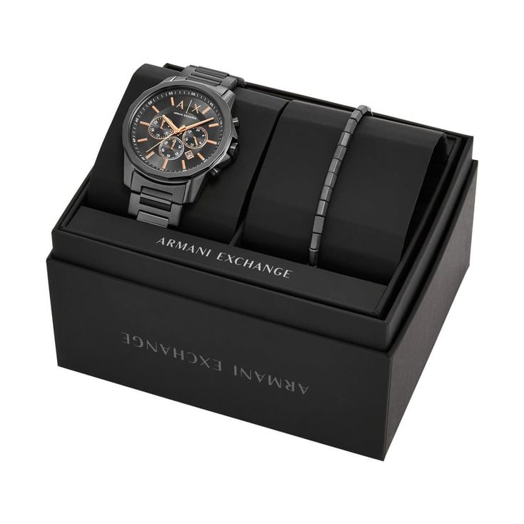 Quartz Chronograph Men 44 mm AX7170SET With Bracelet