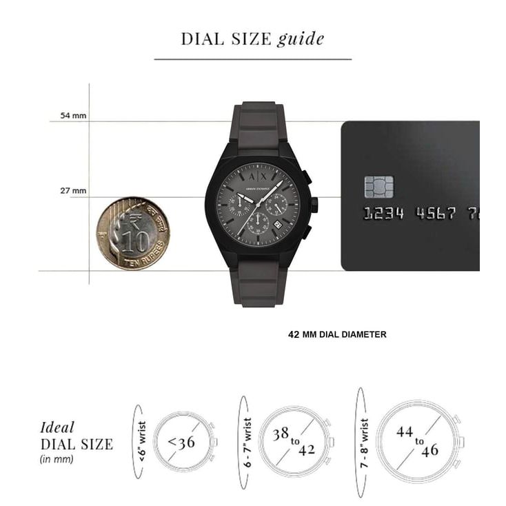 Sync Quartz Chronograph Men 42 mm AX4191