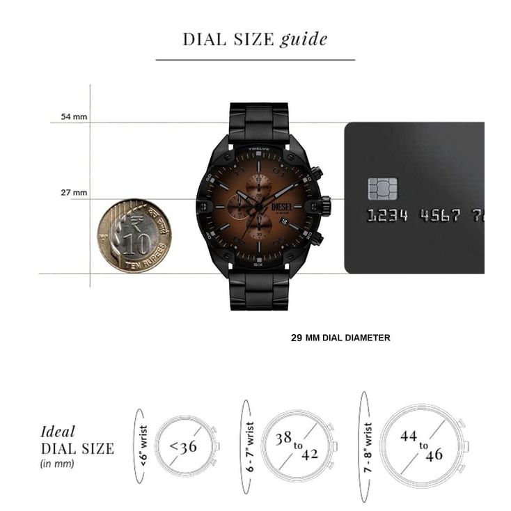 Spiked Quartz Chronograph Men 49 mm DZ4691