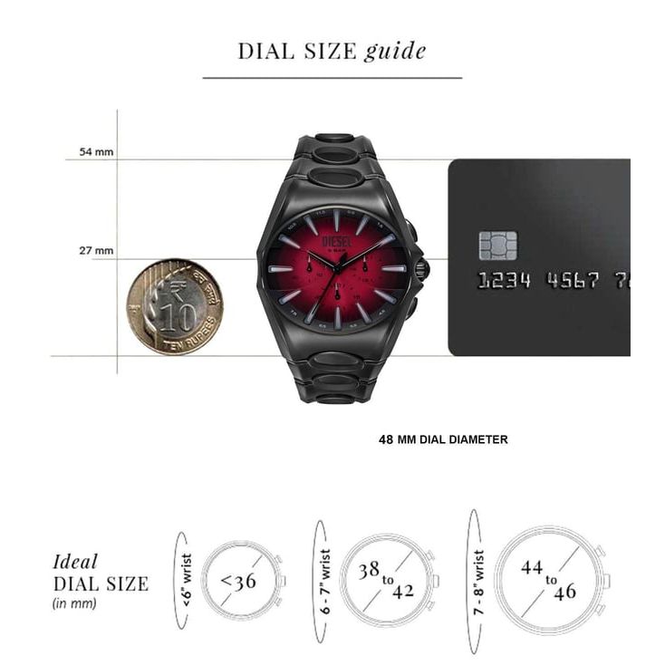 D-Curve Quartz Chronograph Men 48 mm DZ4696