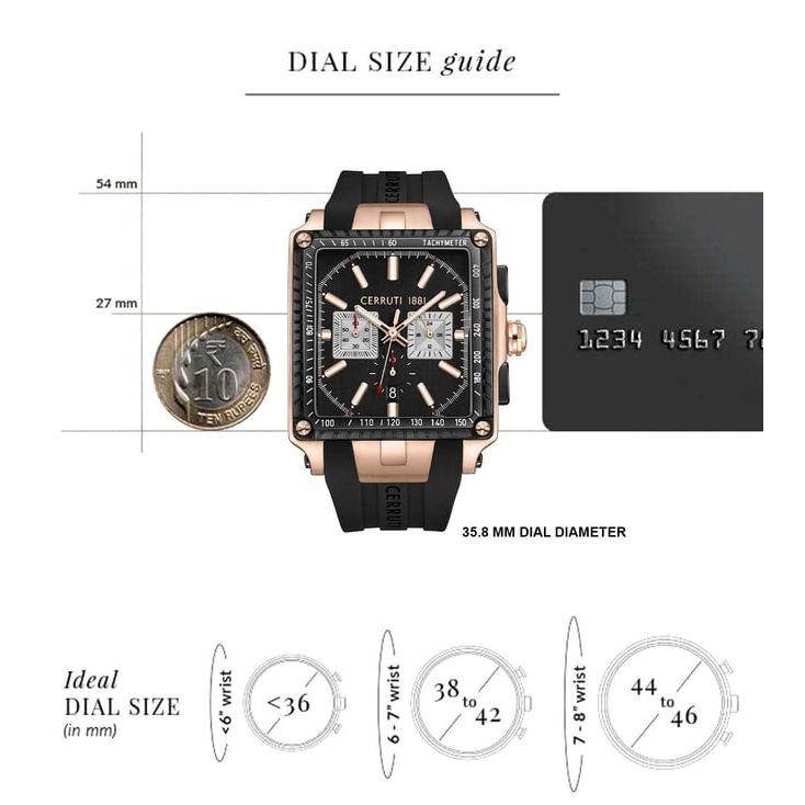 Cerruti 1881 Cerruti Cassic Quartz Chronograph Men 35.8 Mm CECIWGO0018810W
