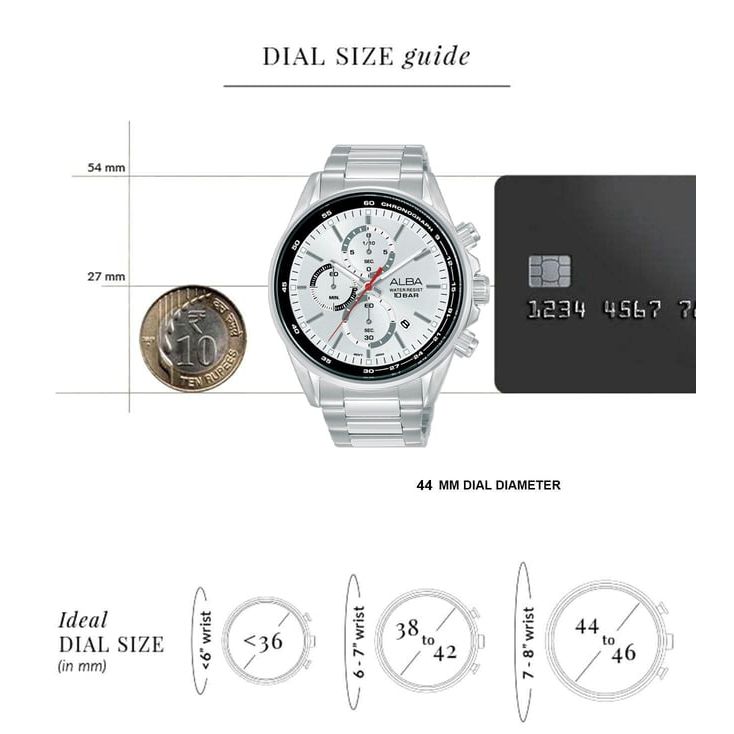 Active Quartz Chronograph Men 44 mm AM3A51X1