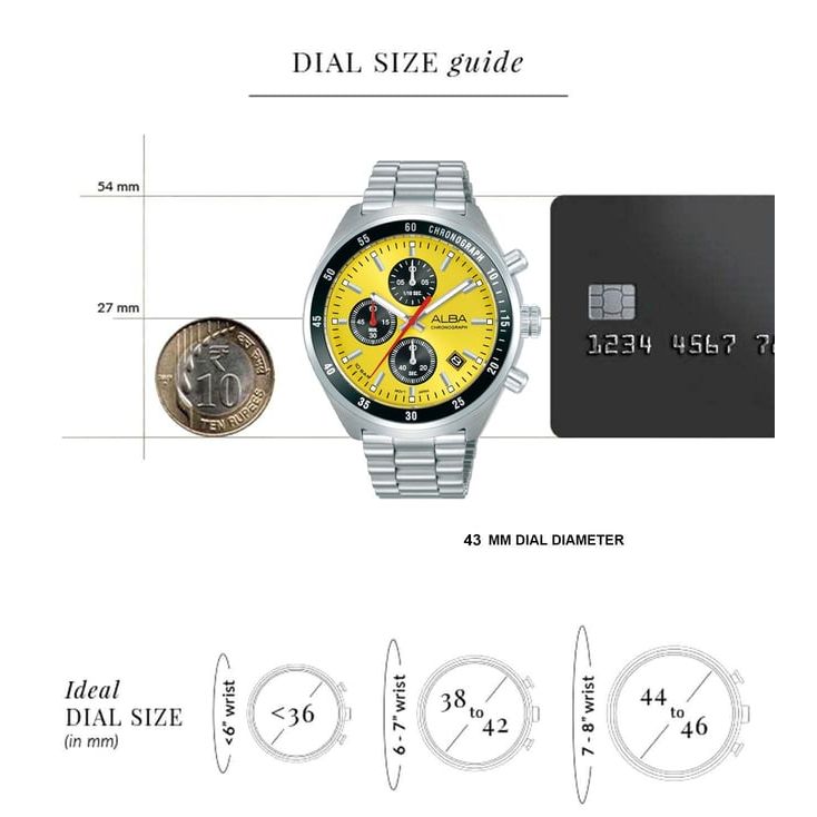 Active Quartz Chronograph Men 43 mm AM3A43X1