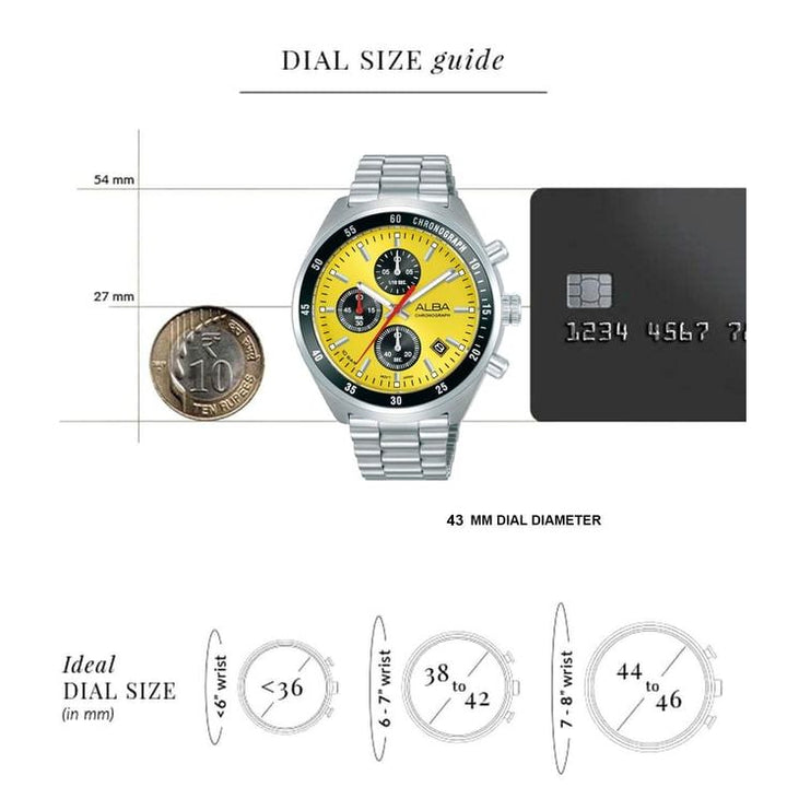 Active Quartz Chronograph Men 43 mm AM3A43X1