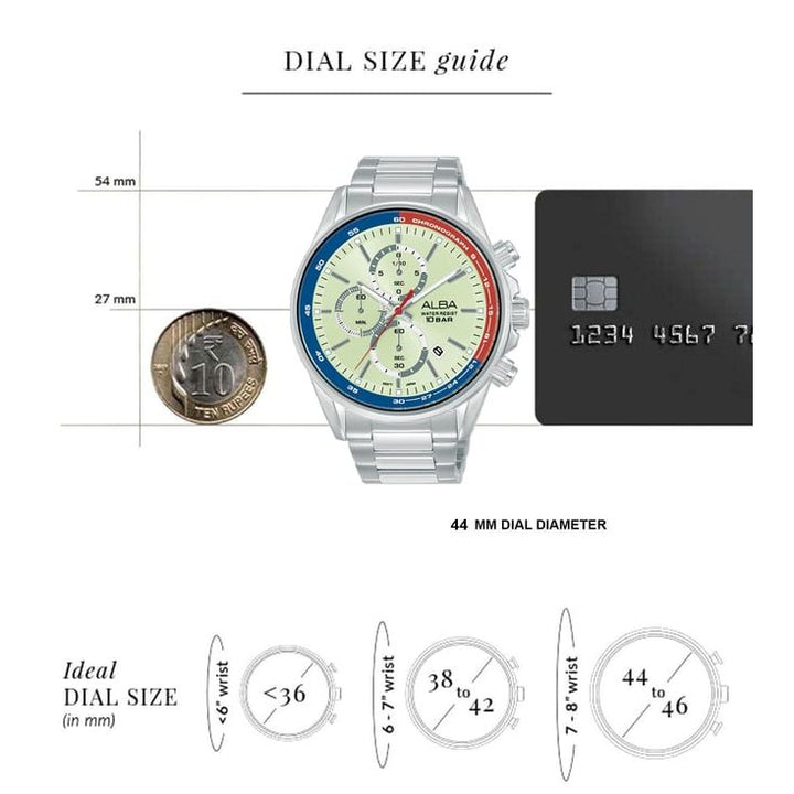 Active Quartz Chronograph Men 44 mm AM3A53X1
