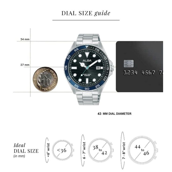 Active Quartz Men 43 mm AS9V57X1