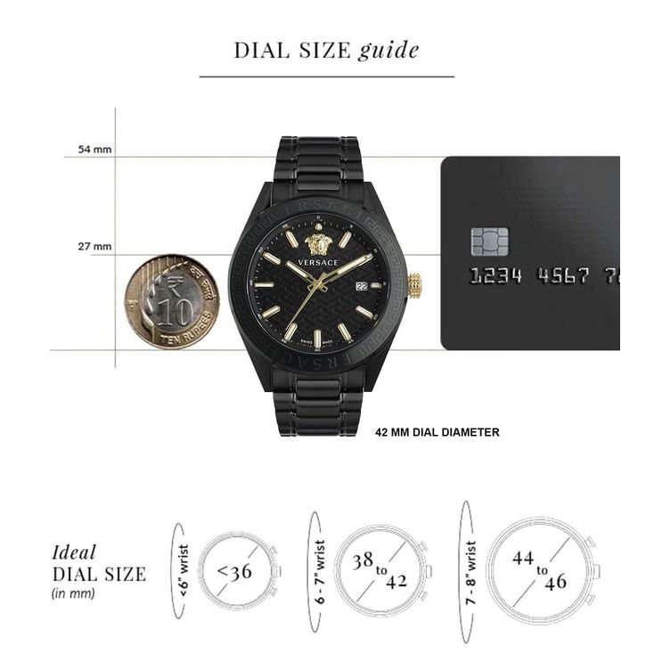 V-Code Quartz Men 42 mm VE6A00925