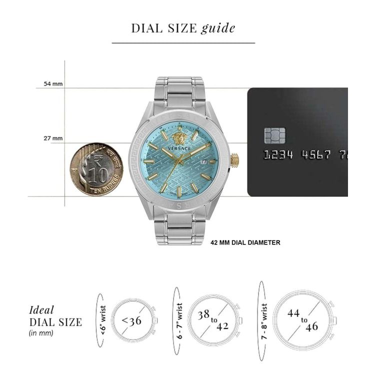 V-Code Quartz Men 42 mm VE6A00825