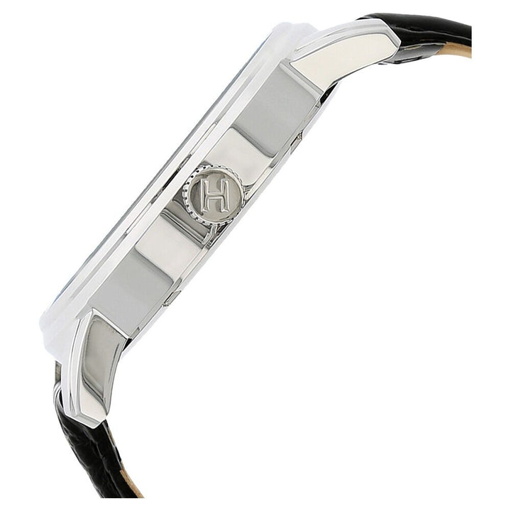 Tommy Hilfiger Quartz Analog with Date Black Dial Leather Strap Watch for Men-NCTH1710330