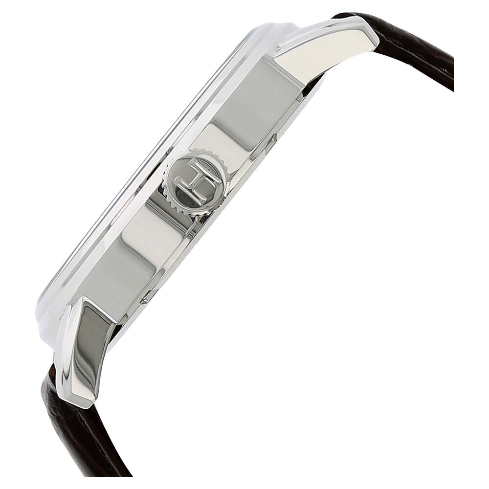 Tommy Hilfiger Quartz Analog Beige Dial Leather Strap Watch for Men-NCTH1710343