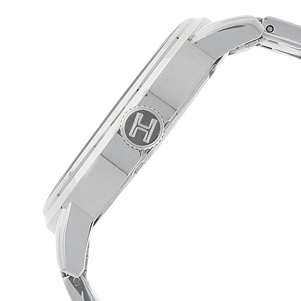 Tommy Hilfiger Quartz Analog White Dial Metal Strap Watch for Men-NCTH1710344