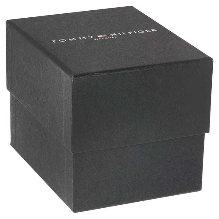 Tommy Hilfiger Quartz Multifunction White Dial Leather Strap Watch for Men-NATH1790858J