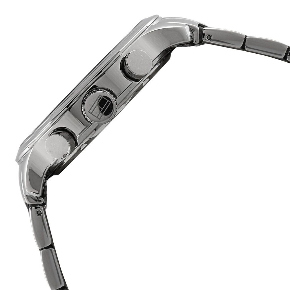 Tommy Hilfiger Quartz Analog Black Dial Stainless Steel Strap Watch for Men-NATH1790860