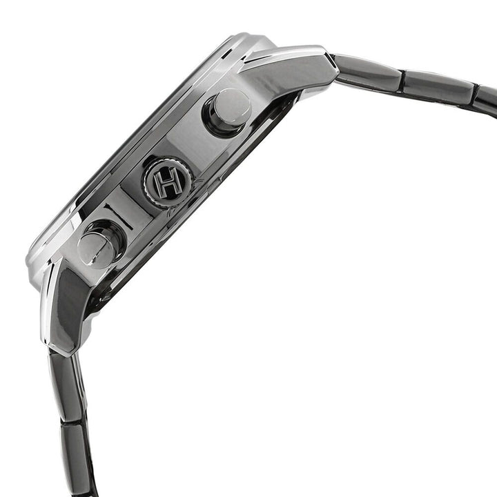 Tommy Hilfiger Quartz Analog with Day and Date Grey Dial Metal Strap Watch for Men-NCTH1790876