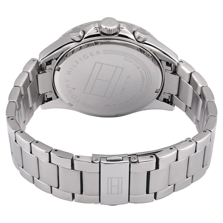 Tommy Hilfiger Quartz Multifunction Black Dial Metal Strap Watch for Men-NCTH1791104