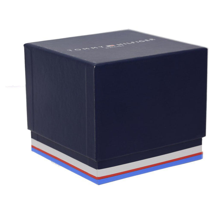 Tommy Hilfiger Quartz Analog Silver Dial Leather Strap Watch for Men-NCTH1791127