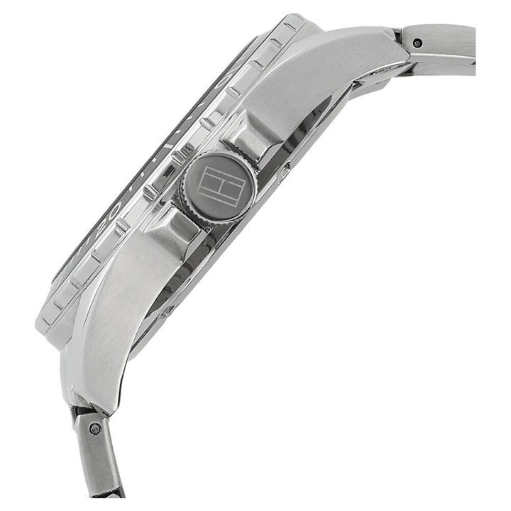 Tommy Hilfiger Quartz Analog with Day and Date Black Dial Stainless Steel Strap Watch for Men-NATH1791135J