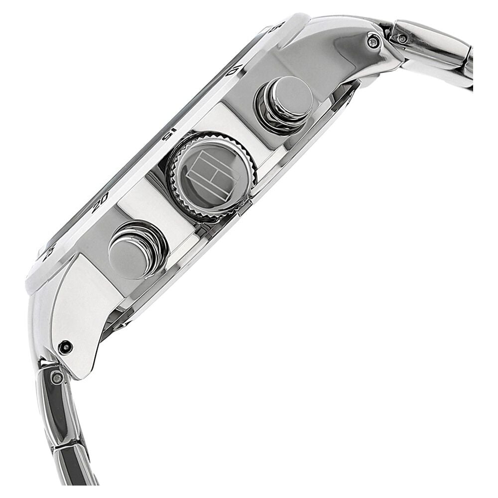 Tommy Hilfiger Quartz Analog Black Dial Metal Strap Watch for Men-NCTH1791141