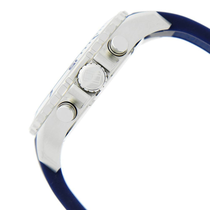 Tommy Hilfiger Quartz Multifunction Blue Dial Silicone Strap Watch for Men-NCTH1791142W