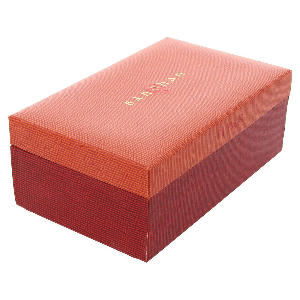 Titan Analog with Day and Date Silver Dial Leather Strap watch for Couple - The Watch Factory ®