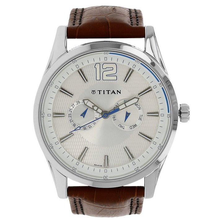 Titan Quartz Analog Dial Watch for Men-NC9322SL05B