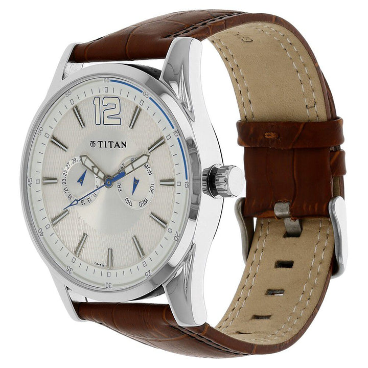 Titan Quartz Analog Dial Watch for Men-NC9322SL05B