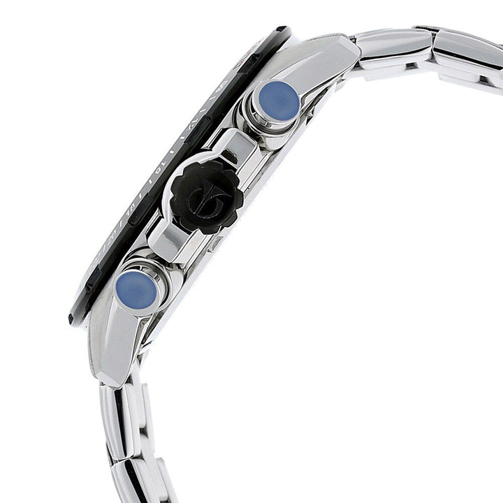 Titan Quartz Chronograph Black Dial Stainless Steel Strap Watch for Men-NF9447KM01MJ