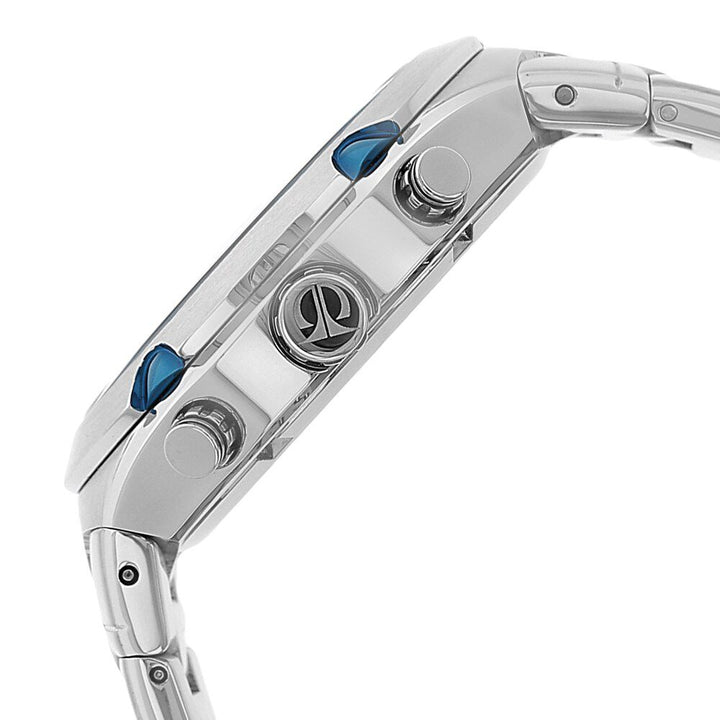 Titan Quartz Chronograph Silver Dial Stainless Steel Strap Watch for Men-NF9468KM01M