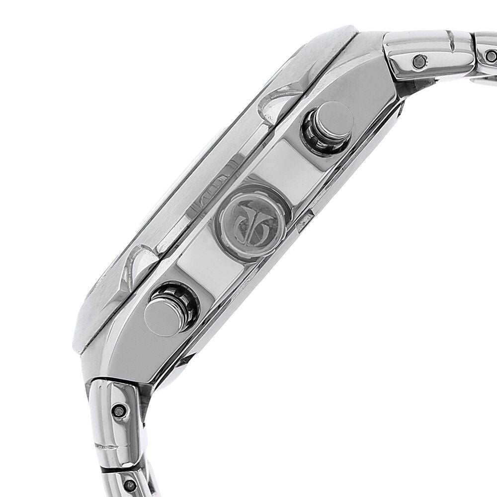 Titan Quartz Chronograph Black Dial Stainless Steel Strap Watch for Men-NF9468SM01M