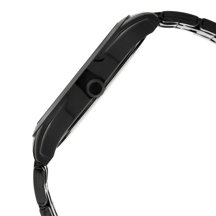 Titan Quartz Analog Black Dial Metal Strap Watch for Men-NS1582NM01