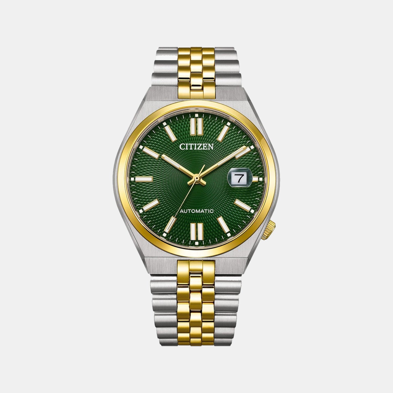 sss Citizen Tsuyosa 60 Automatic 40mm Green Dial Stainless Steel Watch