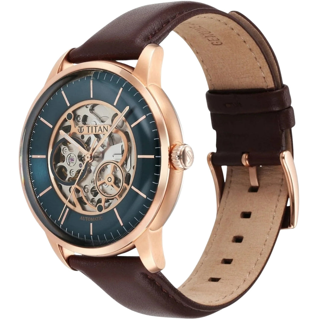Titan Mechanical NU90110WL08 Green Dial Men&