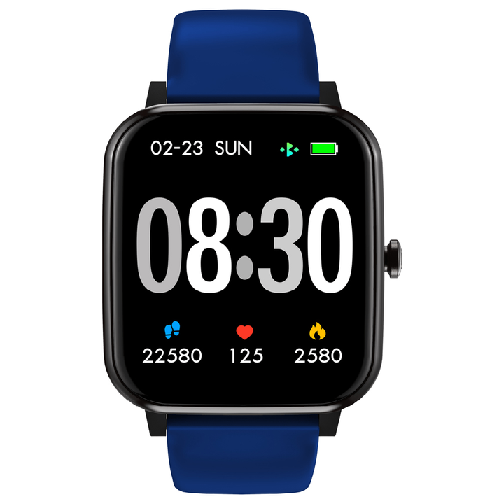 Timex Unisex Smart Fit 2.0 Dial Square Case Bluetooth Calling, Full Touch, Activity Tracking, HRM, SPO2, Blood Pressure, Multiple Watch Faces, 7 Sports Mode Smart Watch -TWTXW205T