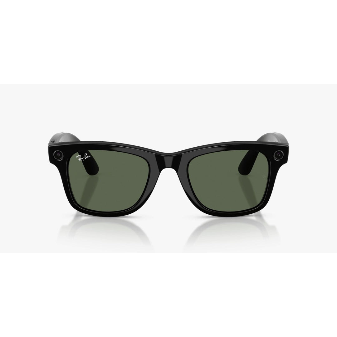 Ray-Ban Meta Wayfarer Shiny Black Gen 2 G-15 Green Lens Smart Glasses 50 mm