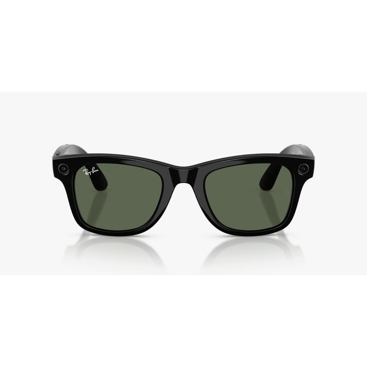 Ray-Ban Meta Wayfarer Shiny Black Gen 2 G-15 Green Lens Smart Glasses 50 mm