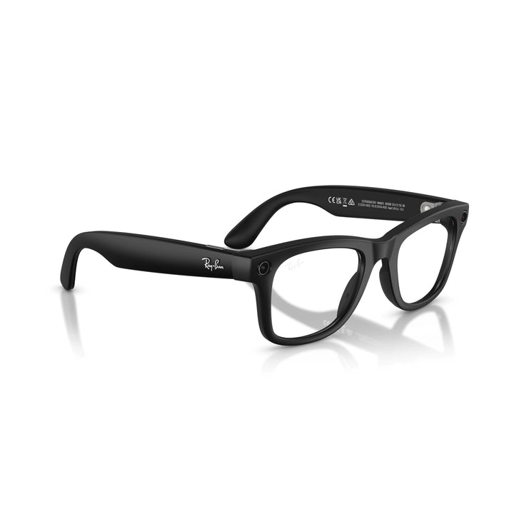Ray-Ban Meta Wayfarer Matte Black Gen 2 Clear Lens Smart Glasses 50 mm