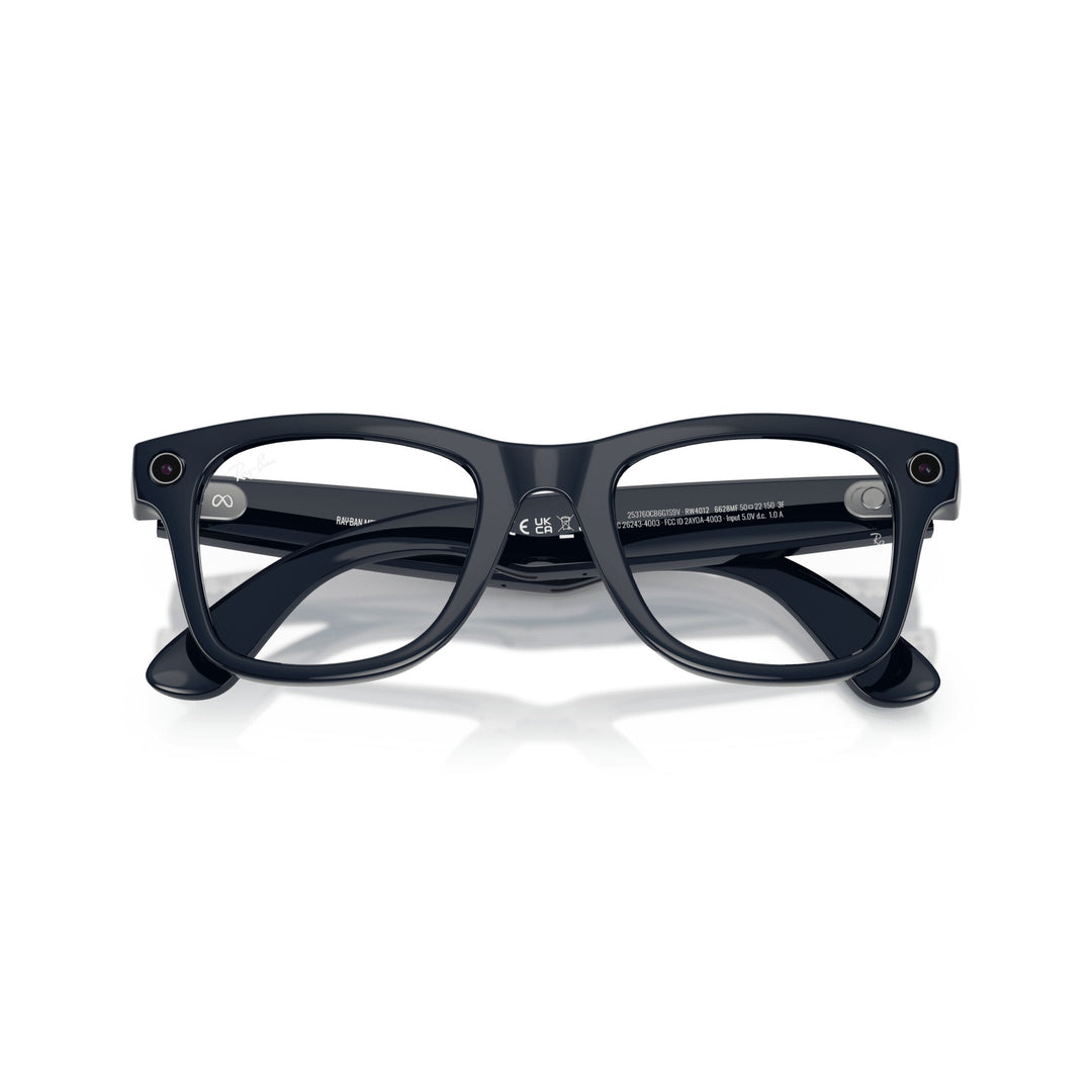 Ray-Ban Meta Wayfarer Shiny Cosmic Blue Gen 2 Smart Glasses 50 mm